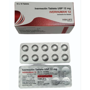 2 x Ivermectin/Iverhuman strips - 12mg - (2x10)